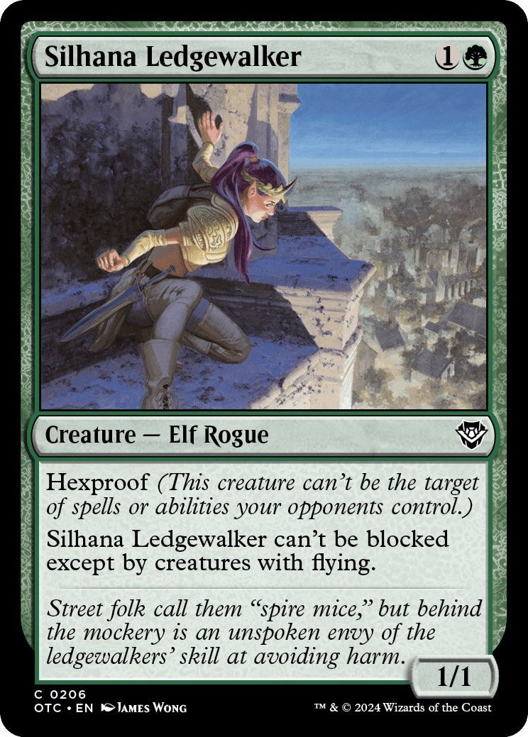 Image for Silhana Ledgewalker (Commander: Outlaws of Thunder Junction) (206) - Magic: The Gathering