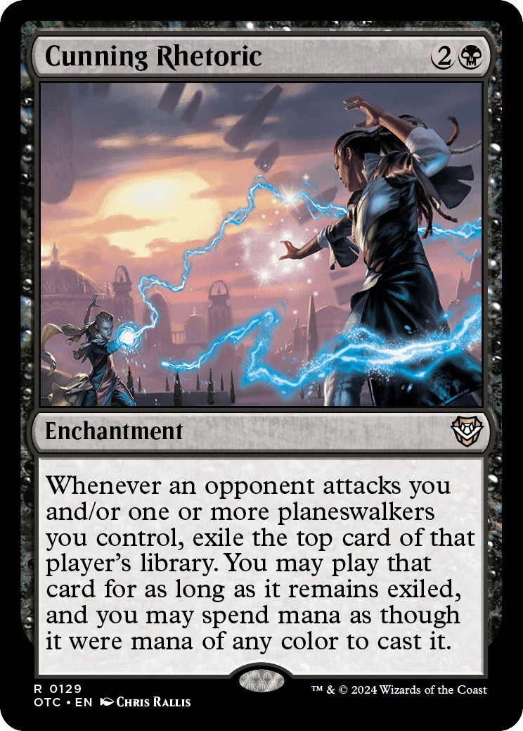 Image for Cunning Rhetoric (Commander: Outlaws of Thunder Junction) (129) - Magic: The Gathering