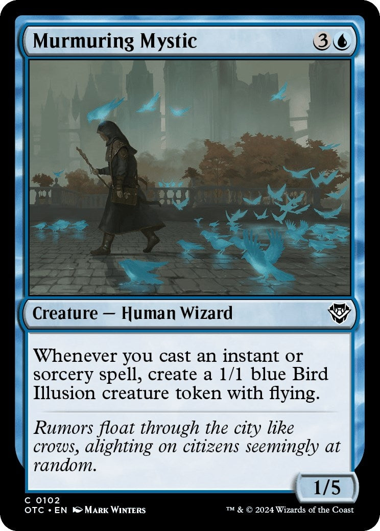 Image for Murmuring Mystic (Commander: Outlaws of Thunder Junction) (102) - Magic: The Gathering