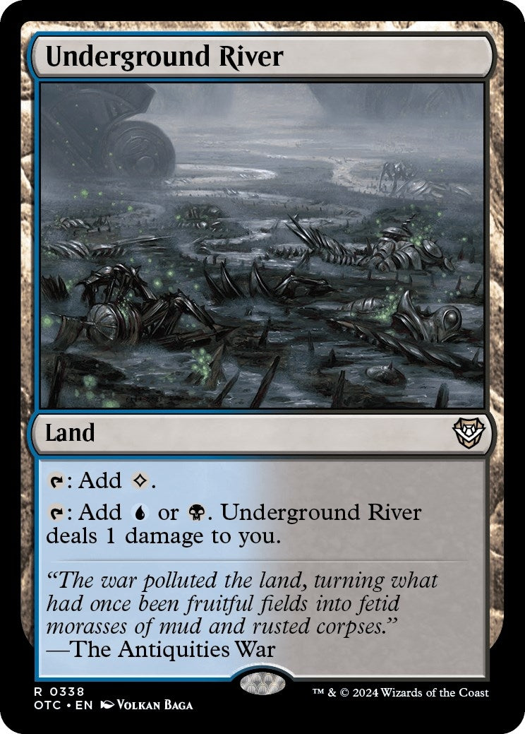Image for Underground River (Commander: Outlaws of Thunder Junction) (338) - Magic: The Gathering