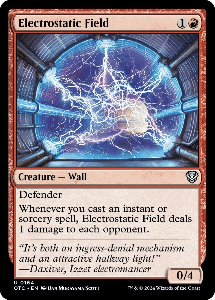 Image for Electrostatic Field (Commander: Outlaws of Thunder Junction) (164) - Magic: The Gathering
