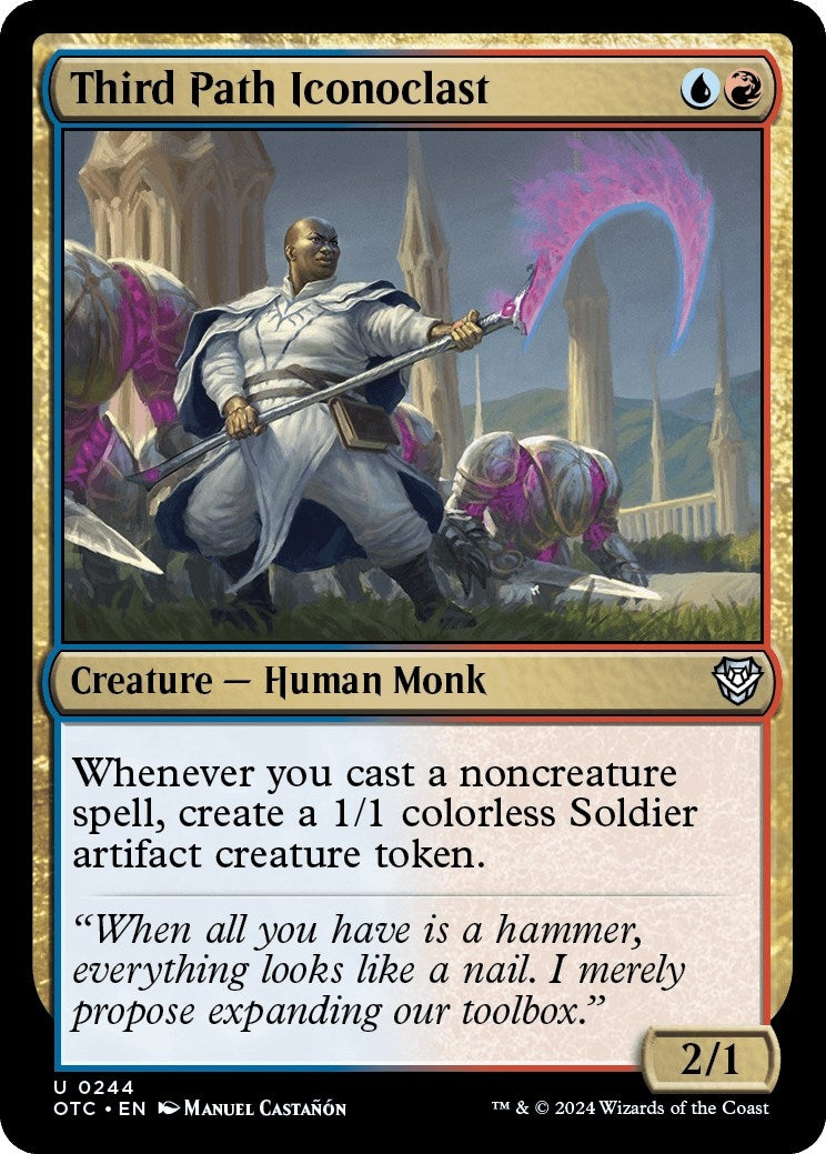 Image for Third Path Iconoclast (Commander: Outlaws of Thunder Junction) (244) - Magic: The Gathering