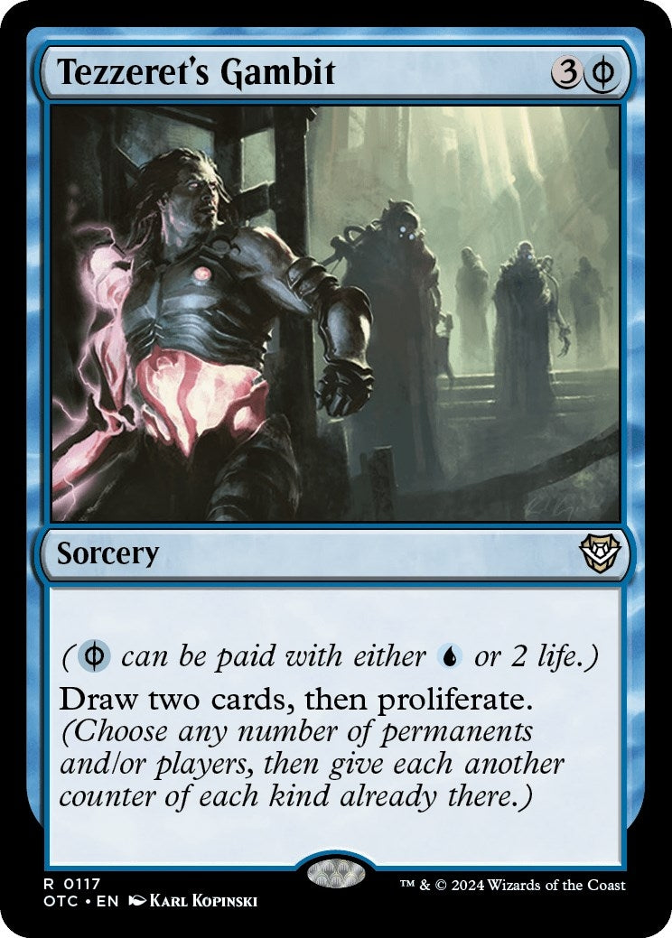Image for Tezzeret's Gambit (Commander: Outlaws of Thunder Junction) (117) - Magic: The Gathering