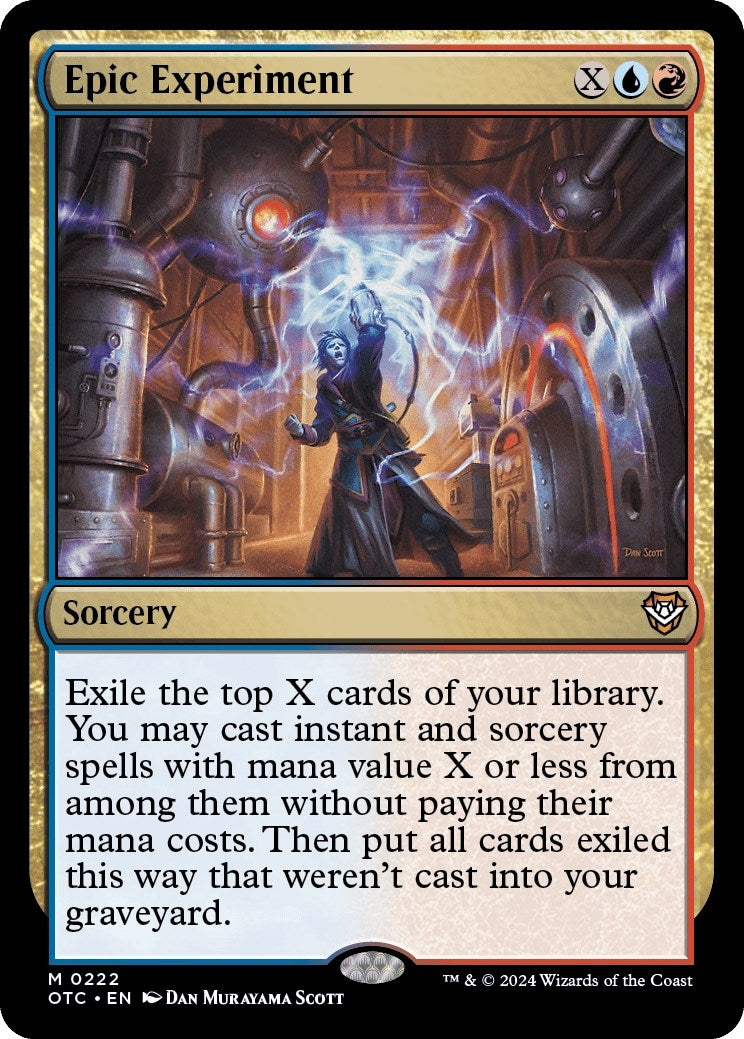 Image for Epic Experiment (Commander: Outlaws of Thunder Junction) (222) - Magic: The Gathering