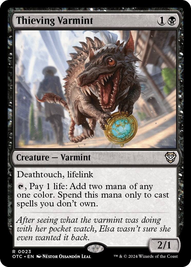 Image for Thieving Varmint (Commander: Outlaws of Thunder Junction) (23) - Magic: The Gathering