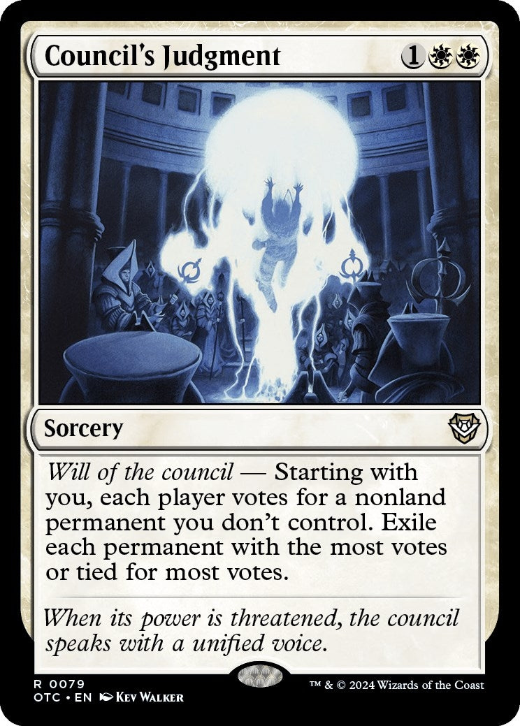 Image for Council's Judgment (Commander: Outlaws of Thunder Junction) (79) - Magic: The Gathering