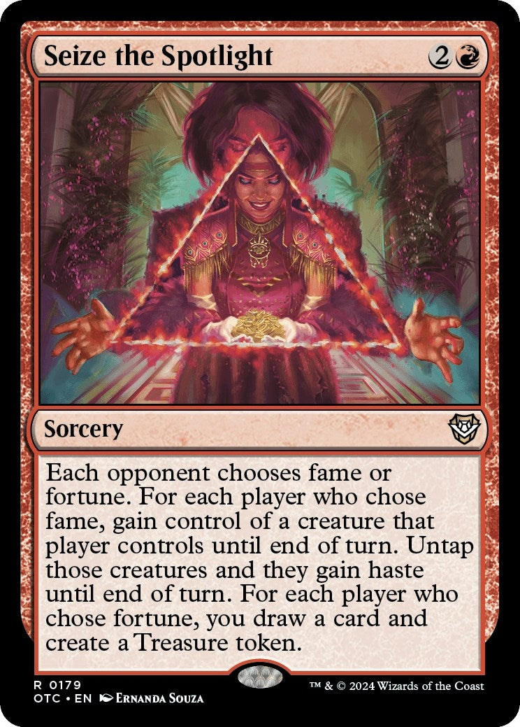 Image for Seize the Spotlight (Commander: Outlaws of Thunder Junction) (179) - Magic: The Gathering