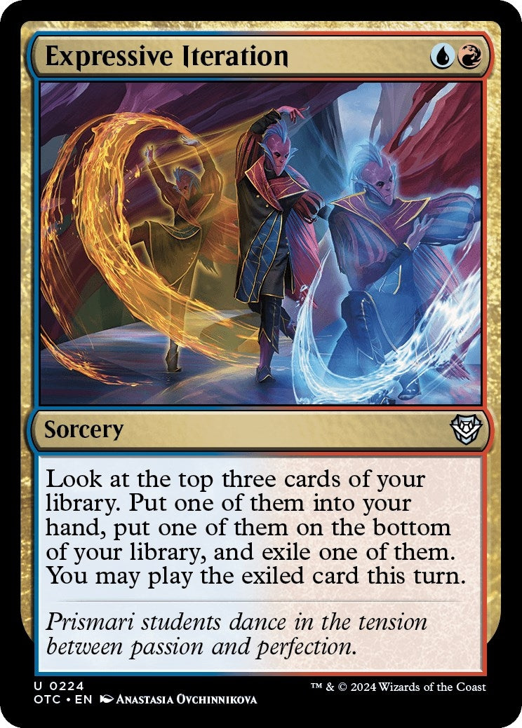 Image for Expressive Iteration (Commander: Outlaws of Thunder Junction) (224) - Magic: The Gathering
