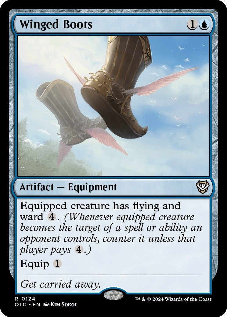 Image for Winged Boots (Commander: Outlaws of Thunder Junction) (124) - Magic: The Gathering