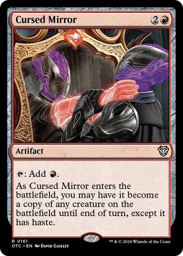 Image for Cursed Mirror (Commander: Outlaws of Thunder Junction) (161) - Magic: The Gathering