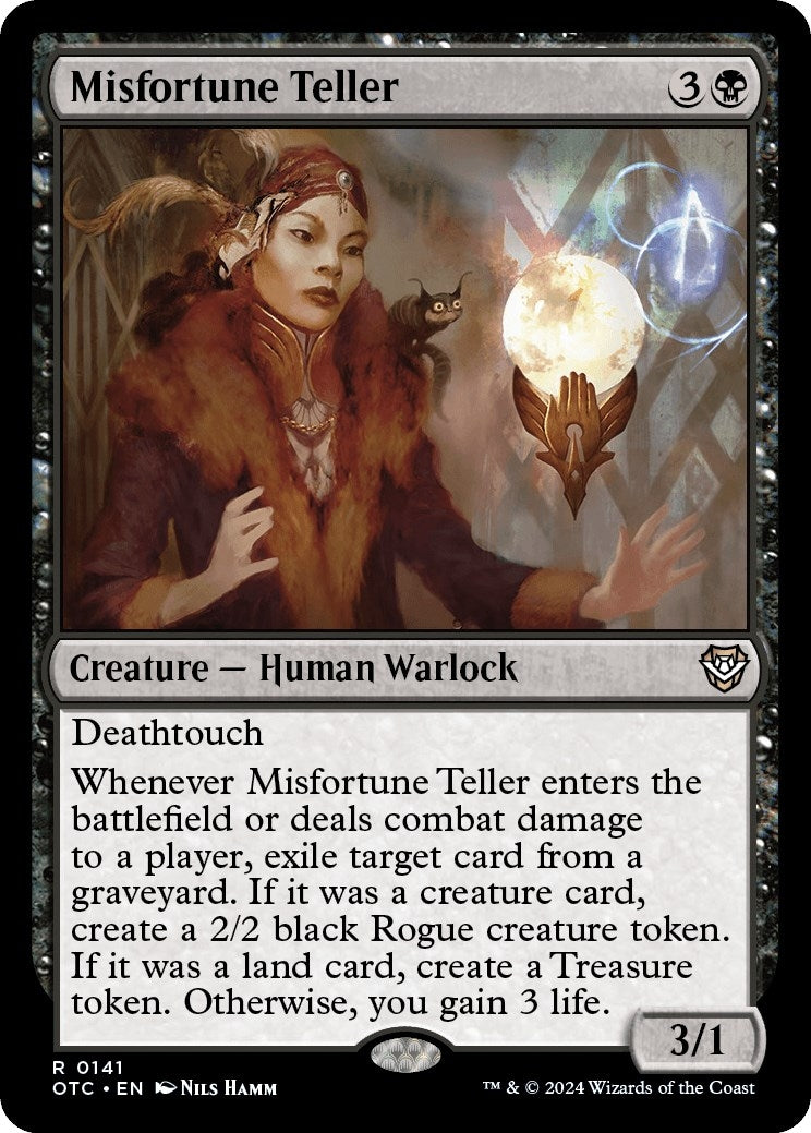 Image for Misfortune Teller (Commander: Outlaws of Thunder Junction) (141) - Magic: The Gathering