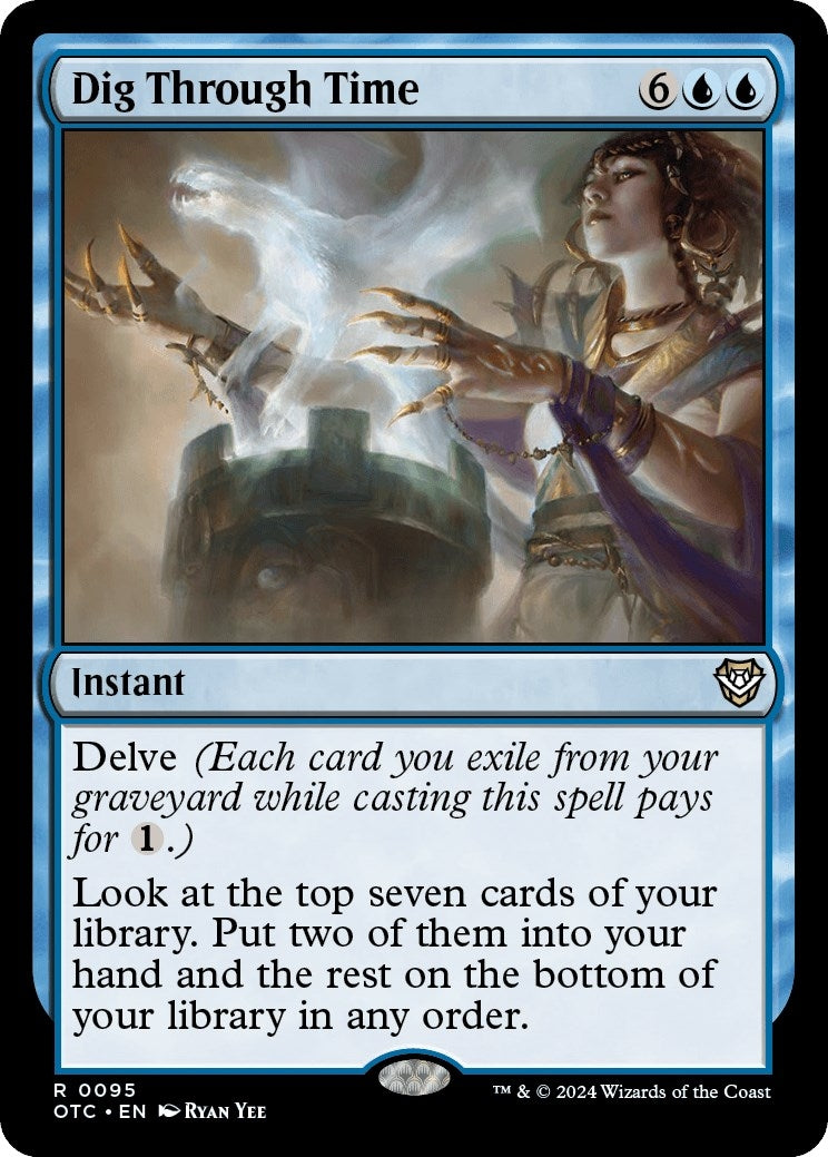 Image for Dig Through Time (Commander: Outlaws of Thunder Junction) (95) - Magic: The Gathering