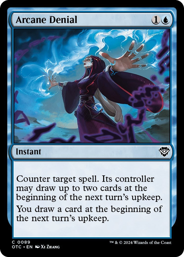 Image for Arcane Denial (Commander: Outlaws of Thunder Junction) (89) - Magic: The Gathering