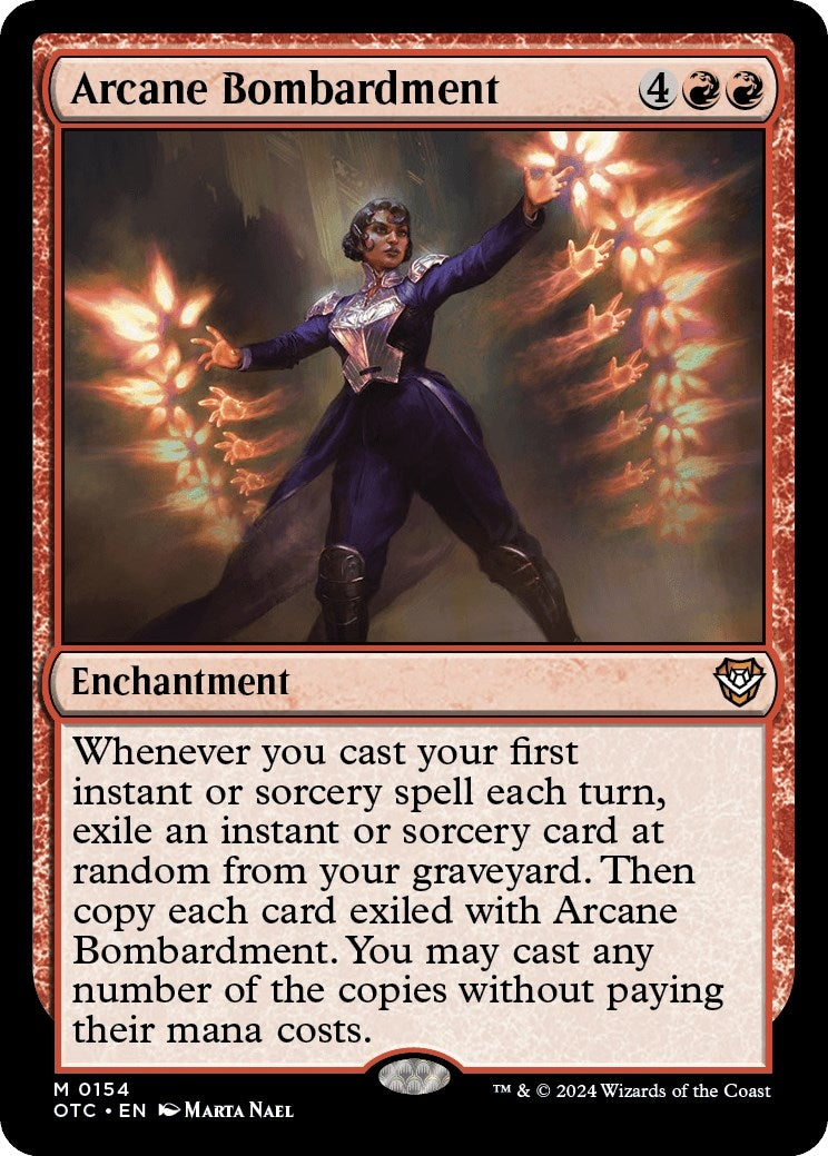 Image for Arcane Bombardment (Commander: Outlaws of Thunder Junction) (154) - Magic: The Gathering