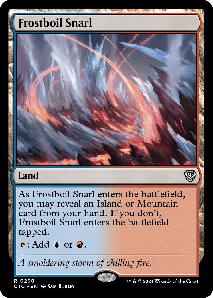 Image for Frostboil Snarl (Commander: Outlaws of Thunder Junction) (298) - Magic: The Gathering