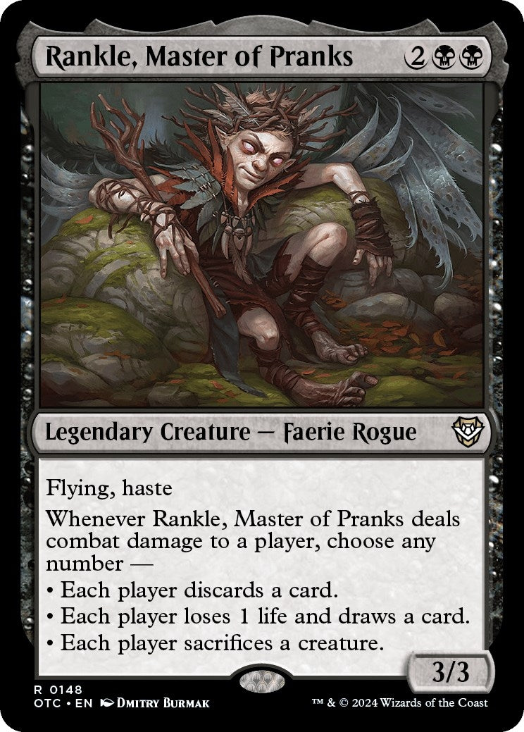 Image for Rankle, Master of Pranks (Commander: Outlaws of Thunder Junction) (148) - Magic: The Gathering