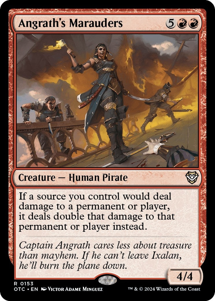 Image for Angrath's Marauders (Commander: Outlaws of Thunder Junction) (153) - Magic: The Gathering