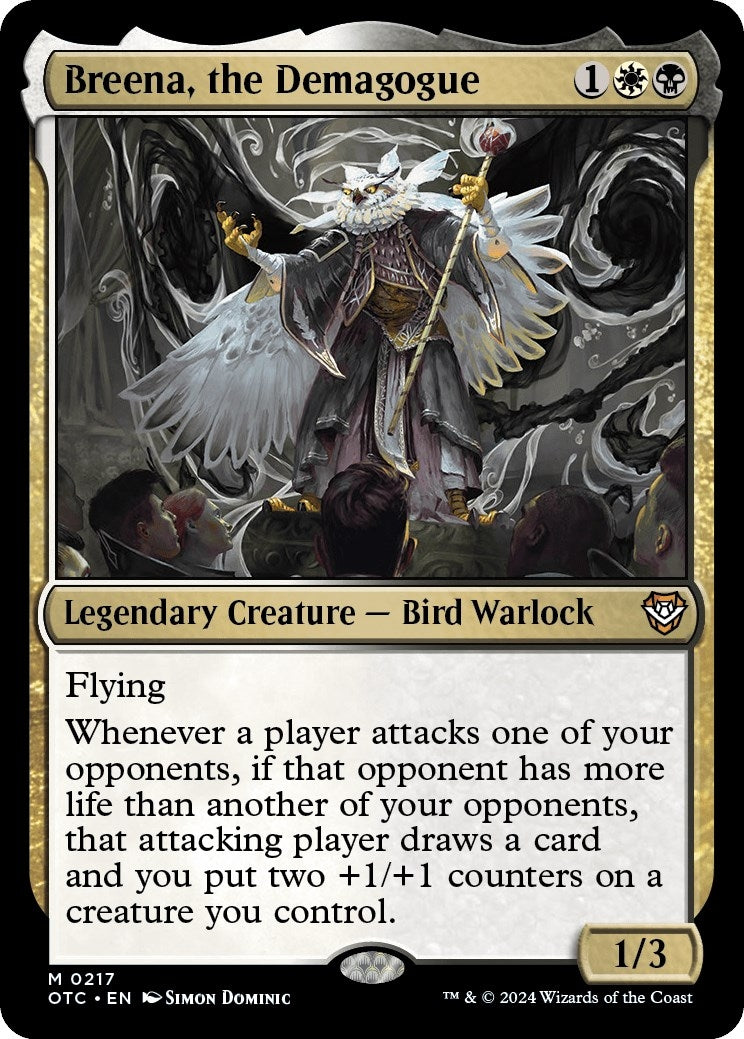 Image for Breena, the Demagogue (Commander: Outlaws of Thunder Junction) (217) - Magic: The Gathering