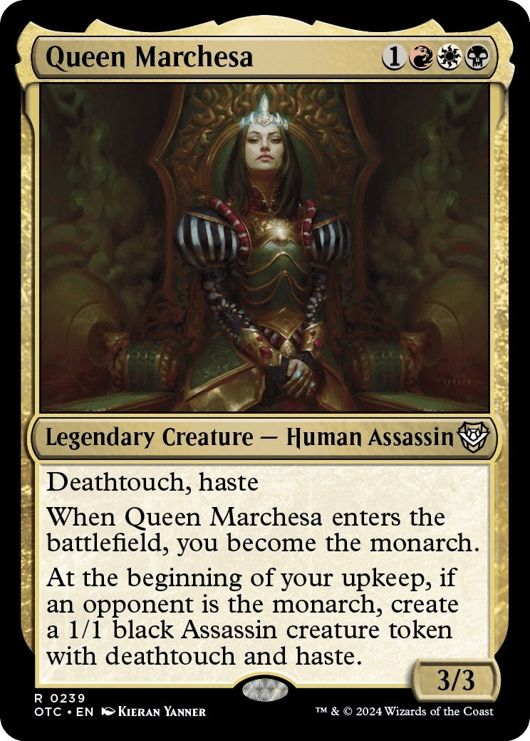 Image for Queen Marchesa (Commander: Outlaws of Thunder Junction) (239) - Magic: The Gathering