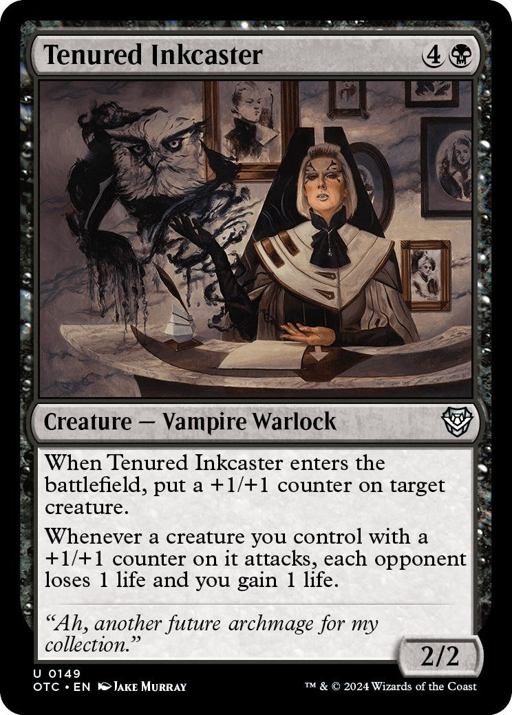 Image for Tenured Inkcaster (Commander: Outlaws of Thunder Junction) (149) - Magic: The Gathering