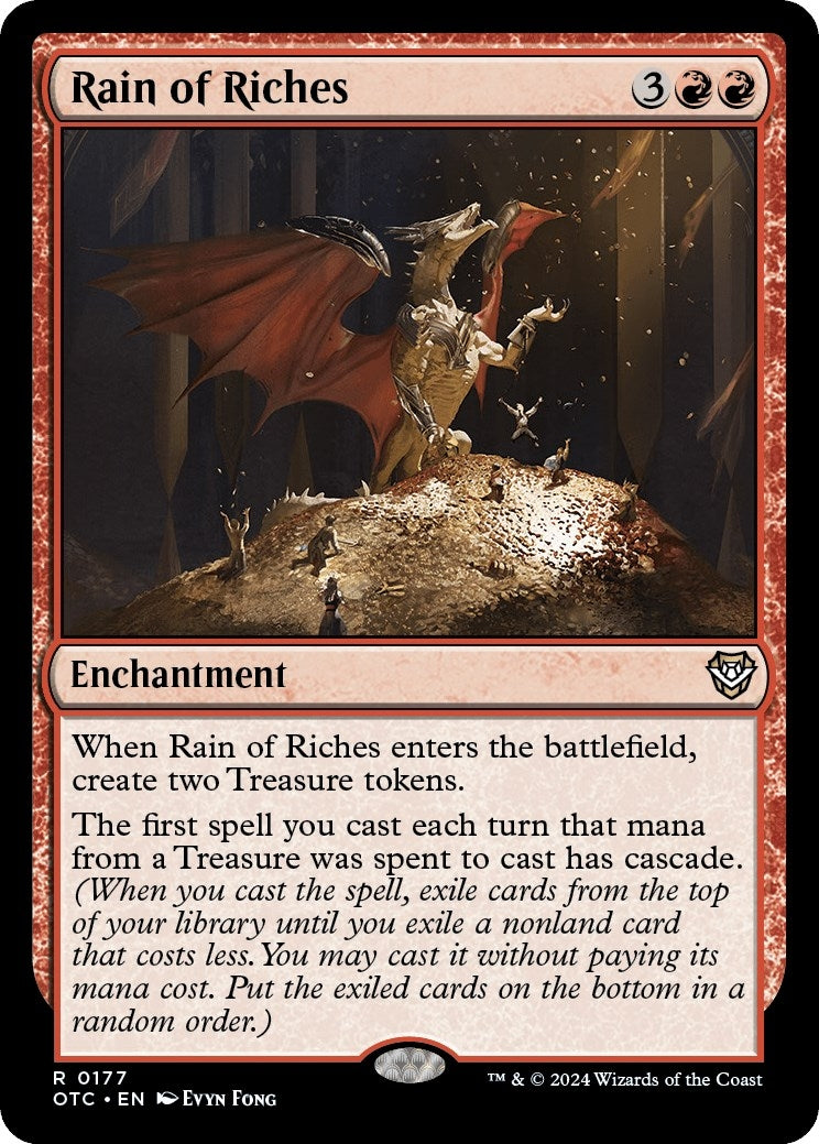Image for Rain of Riches (Commander: Outlaws of Thunder Junction) (177) - Magic: The Gathering