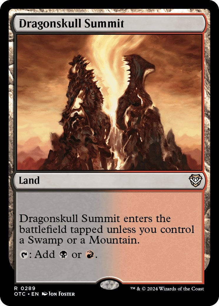 Image for Dragonskull Summit (Commander: Outlaws of Thunder Junction) (289) - Magic: The Gathering