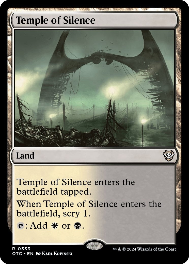 Image for Temple of Silence (Commander: Outlaws of Thunder Junction) (333) - Magic: The Gathering