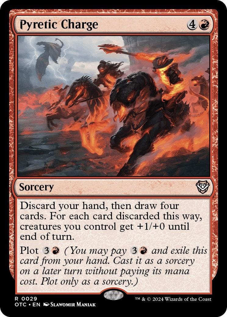 Image for Pyretic Charge (Commander: Outlaws of Thunder Junction) (29) - Magic: The Gathering
