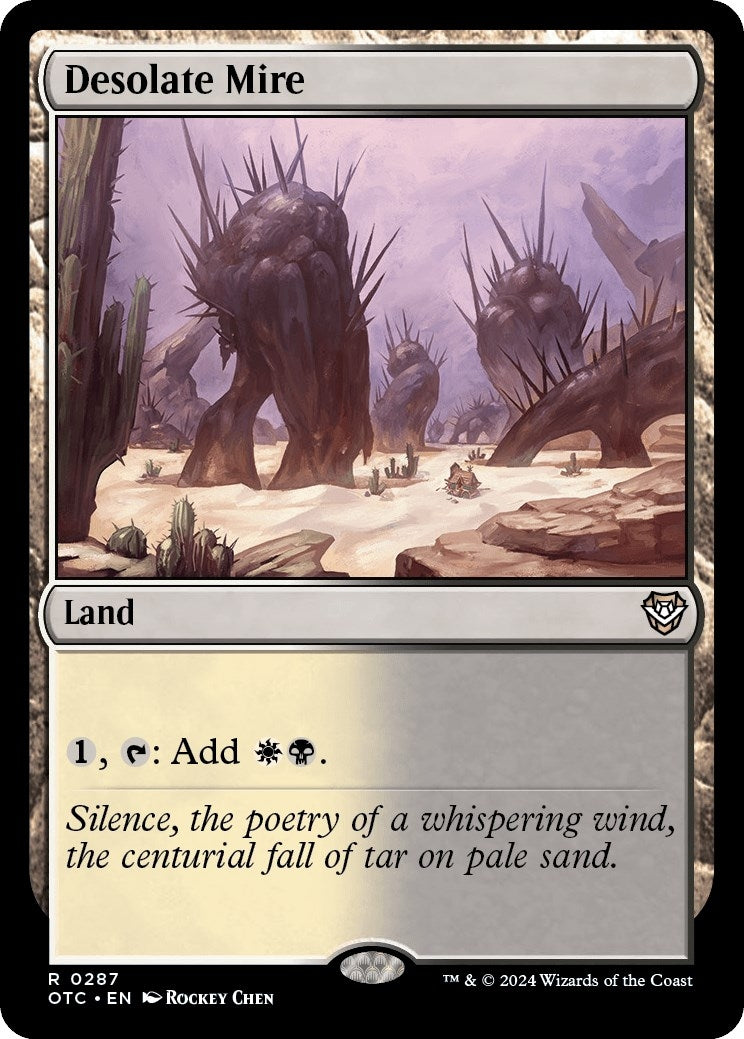 Image for Desolate Mire (Commander: Outlaws of Thunder Junction) (287) - Magic: The Gathering