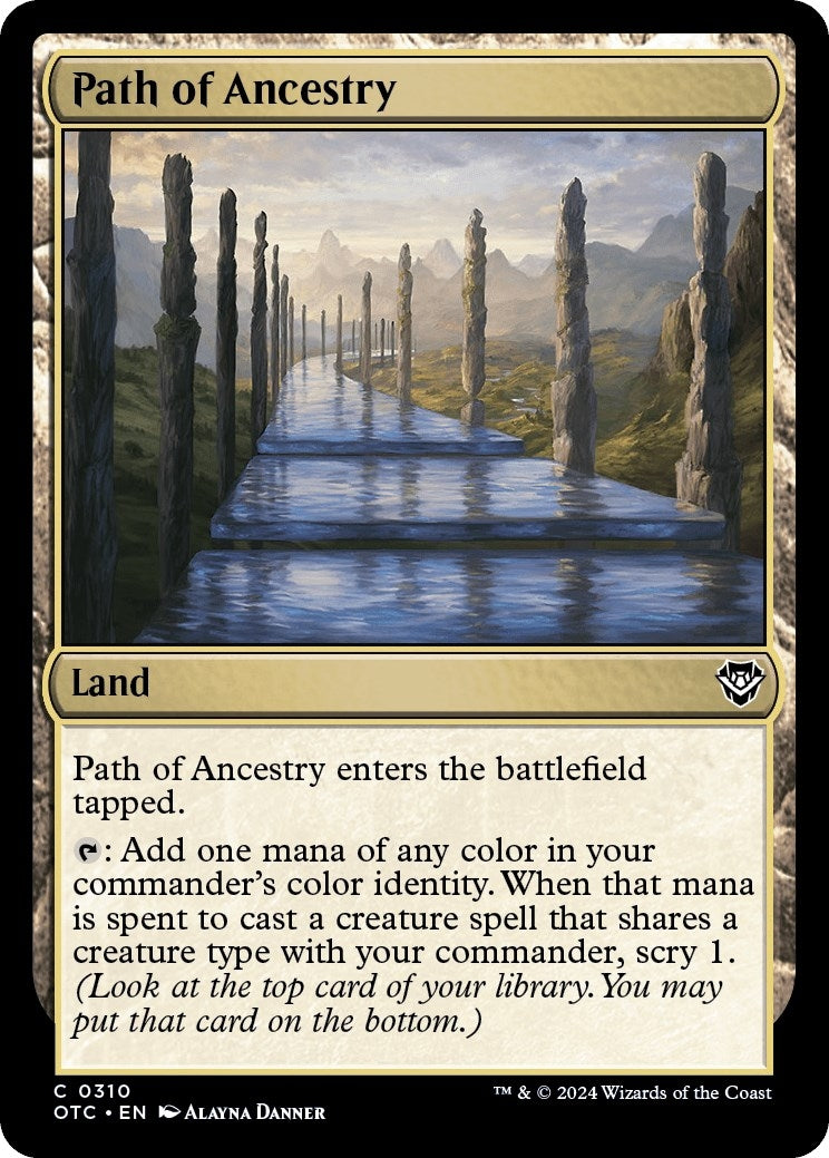 Image for Path of Ancestry (Commander: Outlaws of Thunder Junction) (310) - Magic: The Gathering