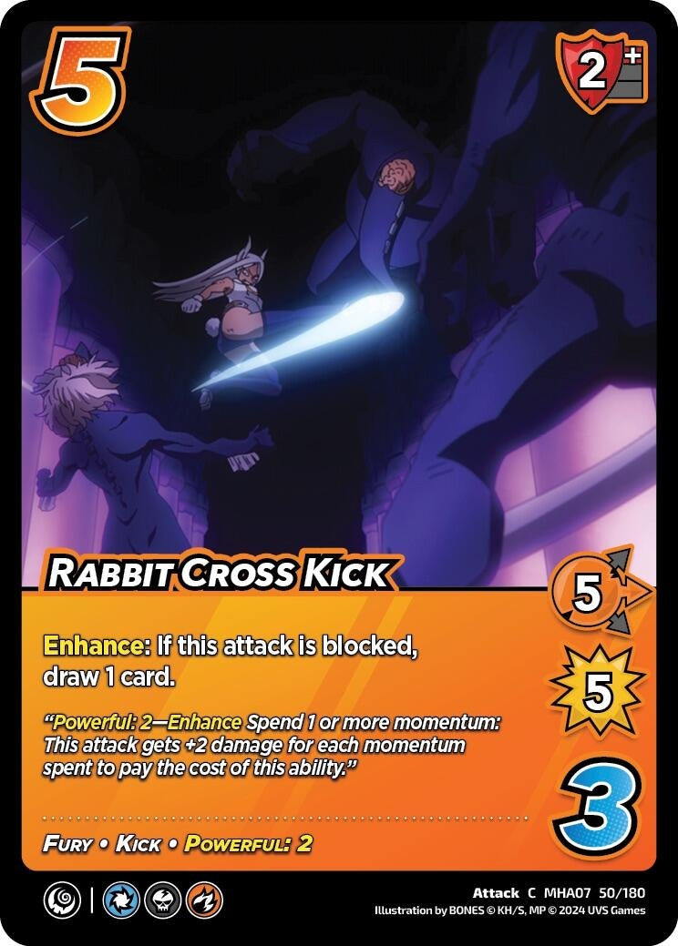 Image for Rabbit Cross Kick (UniVersus: My Hero Academia: Girl Power) (50/180) - UniVersus