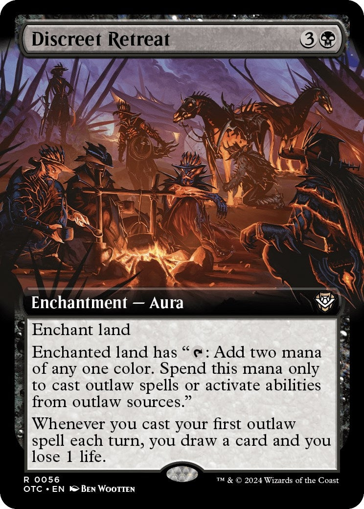 Image for Discreet Retreat (Extended Art) (Commander: Outlaws of Thunder Junction) (56) - Magic: The Gathering