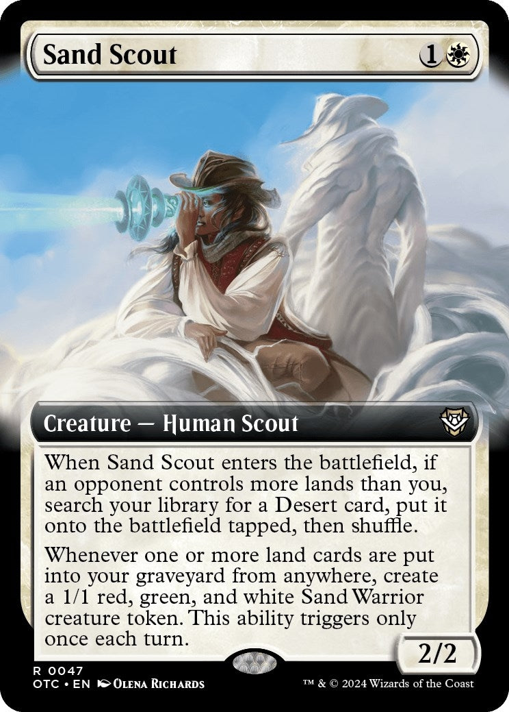 Image for Sand Scout (Extended Art) (Commander: Outlaws of Thunder Junction) (47) - Magic: The Gathering