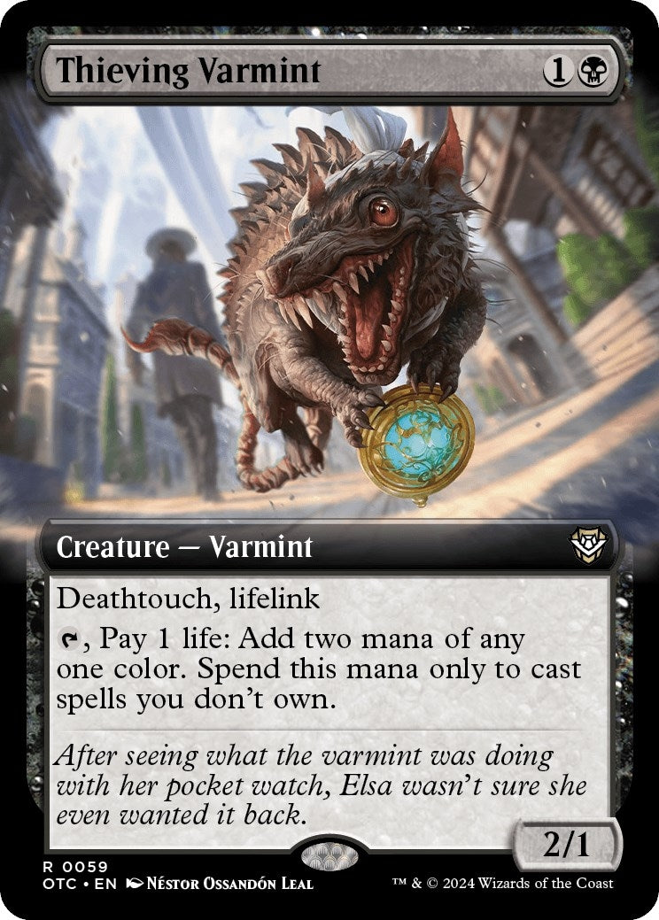 Image for Thieving Varmint (Extended Art) (Commander: Outlaws of Thunder Junction) (59) - Magic: The Gathering