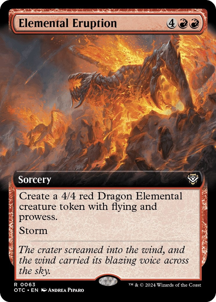 Image for Elemental Eruption (Extended Art) (Commander: Outlaws of Thunder Junction) (63) - Magic: The Gathering