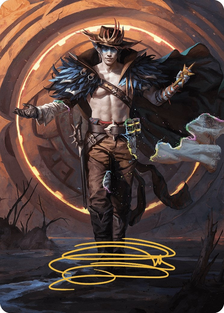 Image for Oko, the Ringleader Art Card (29/54) (Gold-Stamped Signature) (Art Series: Outlaws of Thunder Junction) (29) - Magic: The Gathering