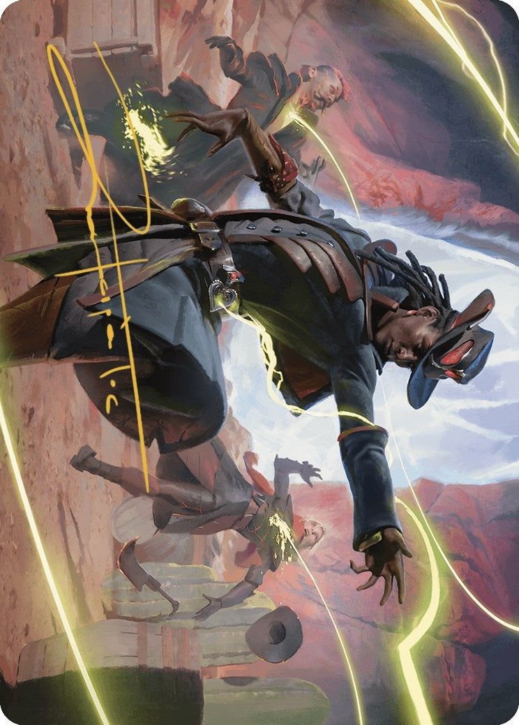 Image for Lilah, Undefeated Slickshot Art Card (Gold-Stamped Signature) (Art Series: Outlaws of Thunder Junction) (26) - Magic: The Gathering