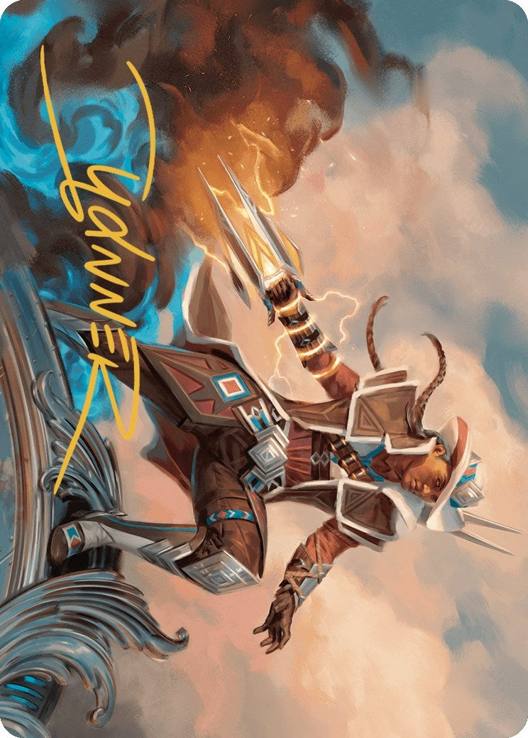 Image for Annie Flash, the Veteran Art Card (Gold-Stamped Signature) (Art Series: Outlaws of Thunder Junction) (17) - Magic: The Gathering