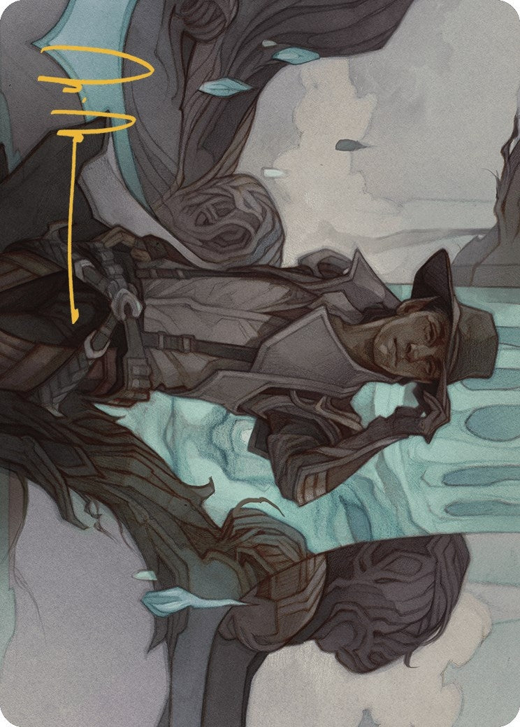 Image for Kellan Joins Up Art Card (Gold-Stamped Signature) (Art Series: Outlaws of Thunder Junction) (23) - Magic: The Gathering