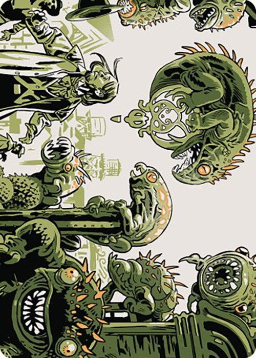 Image for Pest Infestation Art Card (Art Series: Outlaws of Thunder Junction) (42) - Magic: The Gathering