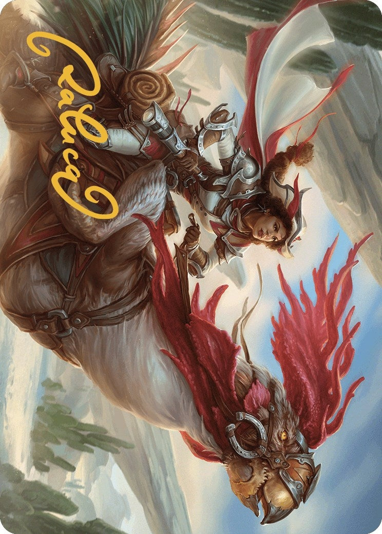 Image for Frontier Seeker Art Card (Gold-Stamped Signature) (Art Series: Outlaws of Thunder Junction) (2) - Magic: The Gathering