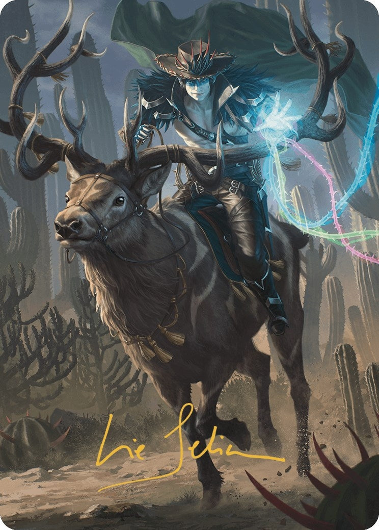 Image for Oko, the Ringleader Art Card (54/54) (Gold-Stamped Signature) (Art Series: Outlaws of Thunder Junction) (54) - Magic: The Gathering