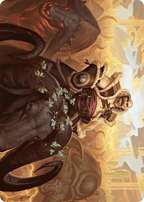Image for Bruse Tarl, Roving Rancher Art Card (Art Series: Outlaws of Thunder Junction) (20) - Magic: The Gathering