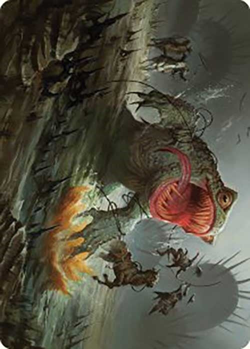 Image for The Gitrog, Ravenous Ride Art Card (Art Series: Outlaws of Thunder Junction) (22) - Magic: The Gathering
