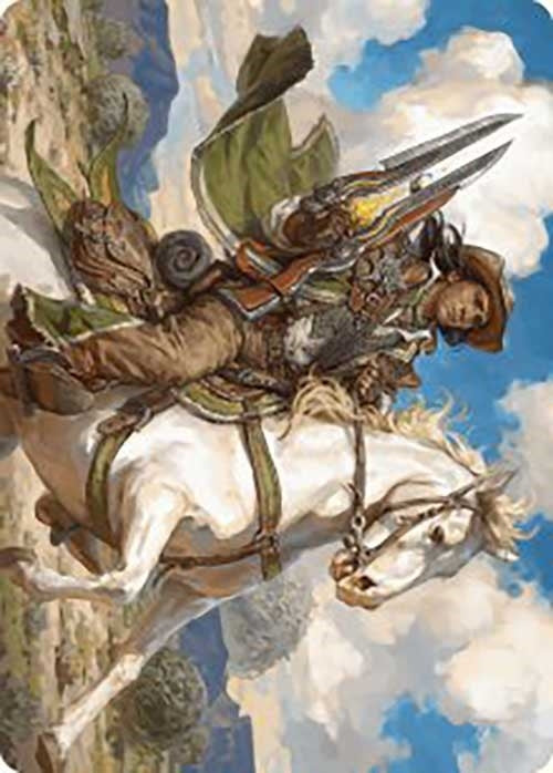 Image for Wylie Duke, Atiin Hero Art Card (Art Series: Outlaws of Thunder Junction) (35) - Magic: The Gathering