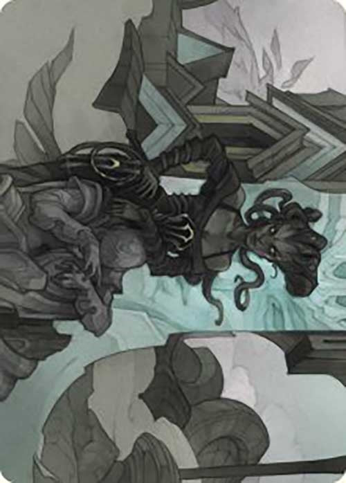 Image for Vraska Joins Up Art Card (Art Series: Outlaws of Thunder Junction) (34) - Magic: The Gathering