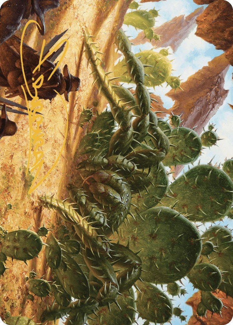 Image for Cactarantula Art Card (Gold-Stamped Signature) (Art Series: Outlaws of Thunder Junction) (12) - Magic: The Gathering