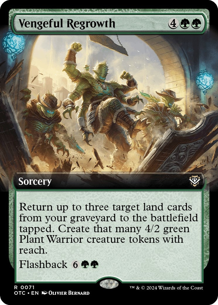 Image for Vengeful Regrowth (Extended Art) (Commander: Outlaws of Thunder Junction) (71) - Magic: The Gathering