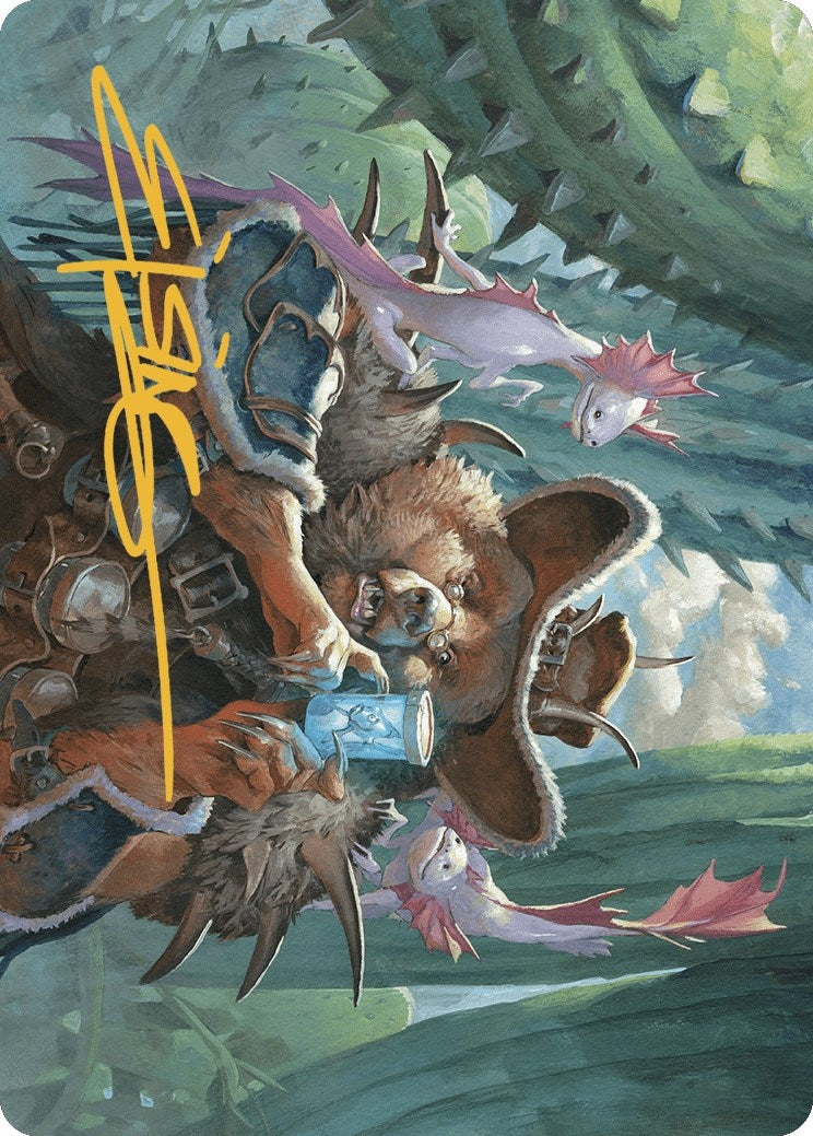 Image for Doc Aurlock, Grizzled Genius Art Card (Gold-Stamped Signature) (Art Series: Outlaws of Thunder Junction) (21) - Magic: The Gathering