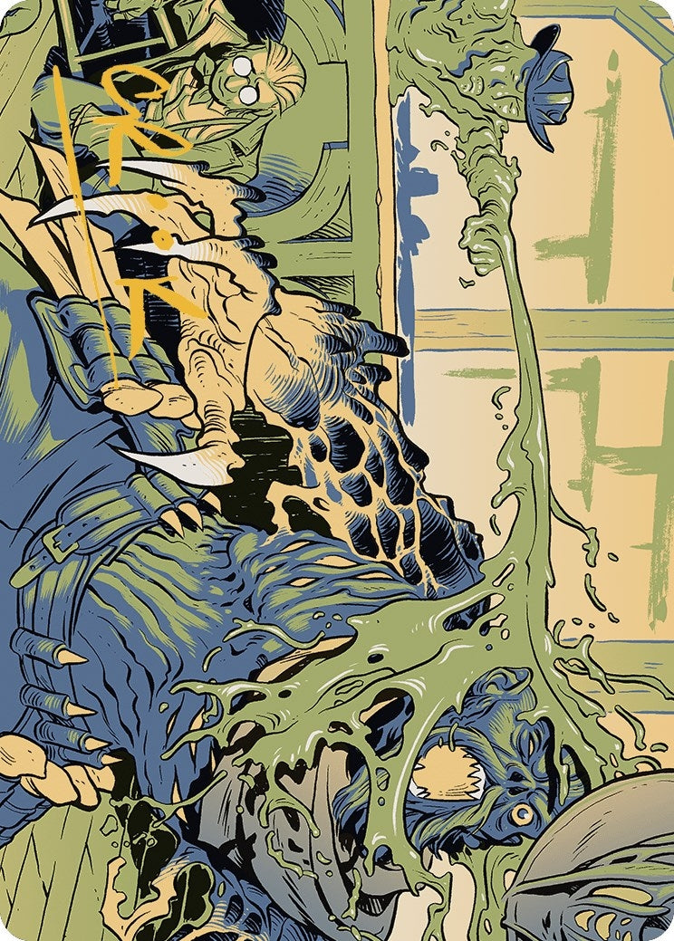 Image for Voidslime Art Card (Gold-Stamped Signature) (Art Series: Outlaws of Thunder Junction) (49) - Magic: The Gathering